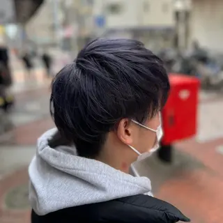 ショート カラー メンズ 橋本 琉磨のヘアスタイル
