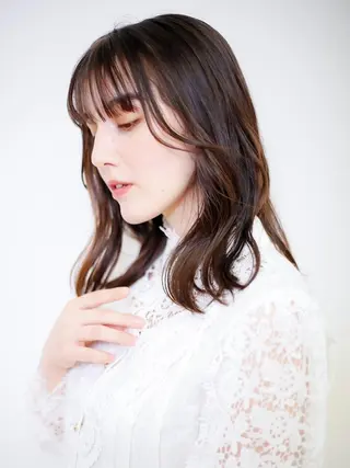 ロング カラー BASSA 下井草店のヘアスタイル