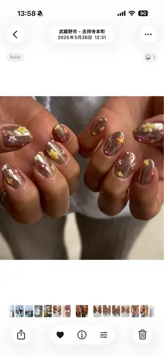 ネイル Saki 🍊 荻窪｜nailのネイルデザイン