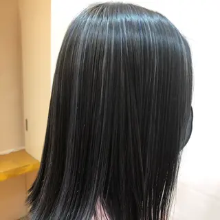 セミロング カラー ボブ/ゆるふわ ボブパーマ/とういのヘアスタイル