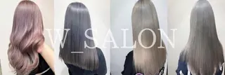ミディアム カラー W_SALON ［四条河原町］のヘアスタイル