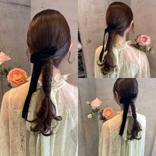 ロング ヘアアレンジ 美髪× ヘアセット✨Araiのヘアスタイル