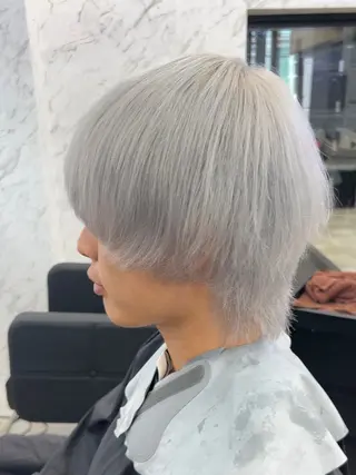 ショート 韓国パーマ 美容師 和田爽良のヘアスタイル