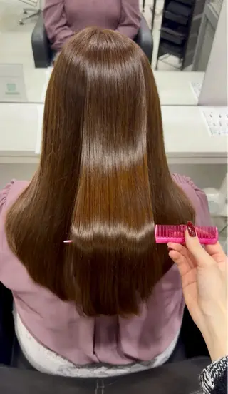 ミディアム カラー 🦋REISA🦋 エクステ×ハイトーンのヘアスタイル