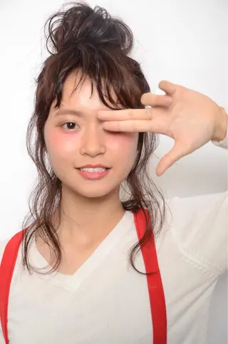 ミディアム セミロング ロング ヘアアレンジ 🌟カラーの達人🌟 タマガキ　コウジのヘアスタイル