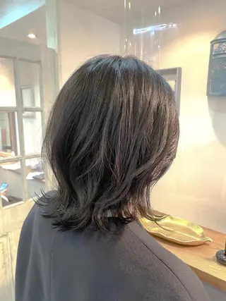 ミディアム 福田 ジュンキのヘアスタイル