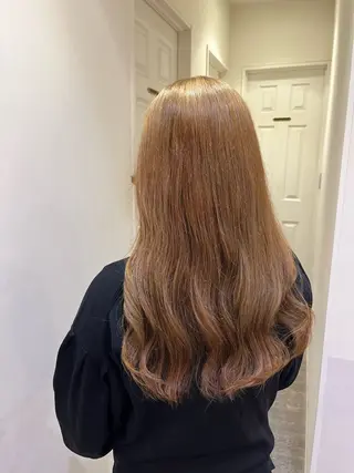 カラー エクステ🎀 暖色カラー🎀amiのヘアスタイル