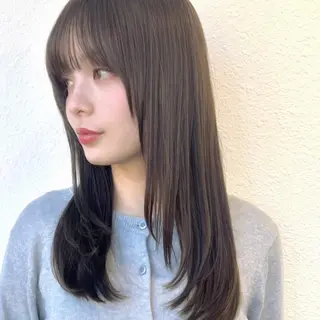 ロング 似合わせ✨透明感🫧 佐藤優斗のヘアスタイル