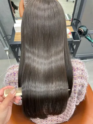 ロング 中村 美穂のヘアスタイル