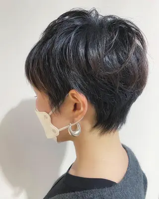 ショート 神パーマ&ツヤ髪 黒田ダイのヘアスタイル