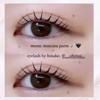 マツエク・マツパ hinako. 〰️のマツエク・マツパデザイン