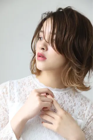 ミディアム 💕ショート大募集✨ レディースカット❤️のヘアスタイル