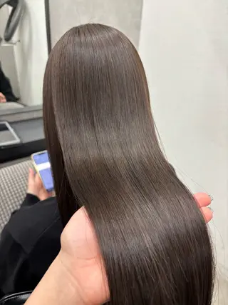 ロング カラー すぐ巻ける縮毛矯正 🍀勝倉　麗のヘアスタイル