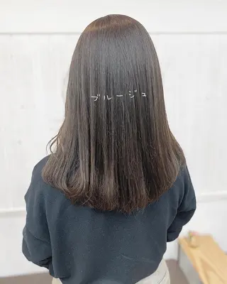 ミディアム ☀️透明感color KURO☀️のヘアスタイル
