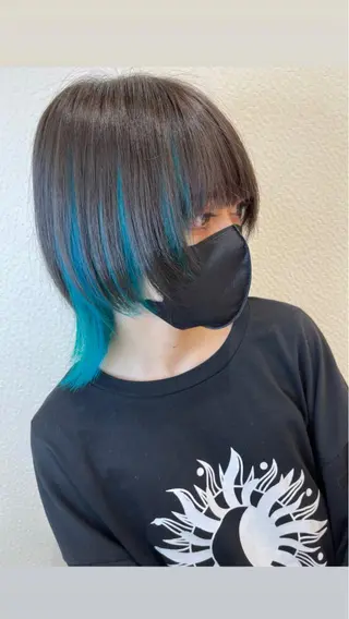 カラー かずくん🦩名古屋 ハイトーン/レイヤーのヘアスタイル
