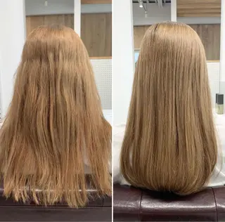 MIU/ルーツカラー 顔まわりレイヤーのヘアスタイル