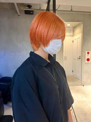 カラー ボブ/ミディ/ロング 特化/芳野りんかのヘアスタイル