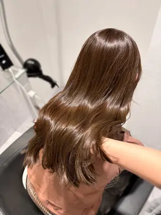 ロング カラー 表参道♡暗髪♡ 艶カラー♡アユミのヘアスタイル