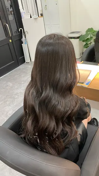 ロング ヘアアレンジ 郡山/透明感カラー /馬場アンドレアのヘアスタイル