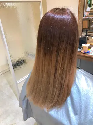 ロング カラー u-chambord ユーシャンボールのヘアスタイル