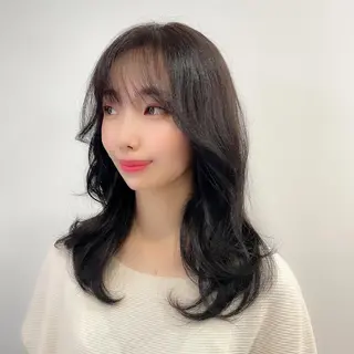 ロング カラー TSUYOSHI 韓国ヘア/くびれヘアのヘアスタイル