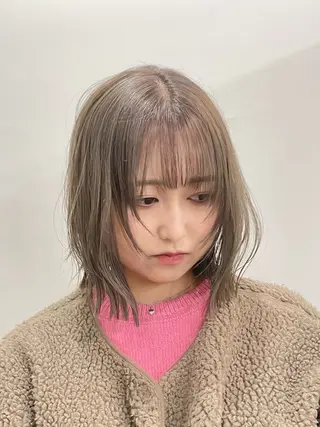 ショート カラー レイヤー/ウルフ/ ハッシュカット/そらのヘアスタイル