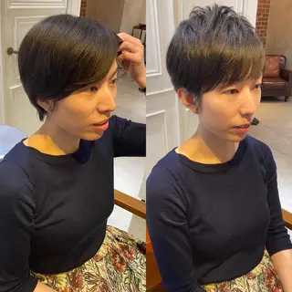 ショート カラー ヘアアレンジ 小林 佳祐のヘアスタイル