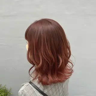 ミディアム カラー ツヤカラー🫧Sae ネイルモデル募集中のヘアスタイル