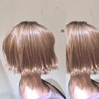 ショート カラー パーマ ヘアアレンジ 【ツヤ髪美容師】 ツダケイスケのヘアスタイル