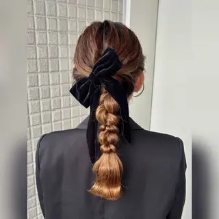 ヘアアレンジ 韓国ヘア｜艶髪｜ ヘアアレンジ｜yuiのヘアスタイル