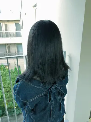 セミロング カラー 【毎朝セット3分】 メンズパーマ　真人のヘアスタイル