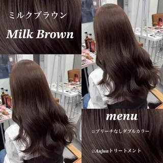 ロング カラー ヘアアレンジ ブリーチなしカラー /新百合ヶ丘/安形翔のヘアスタイル