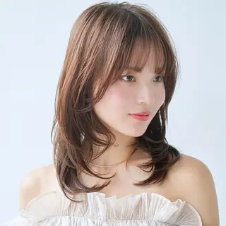 セミロング クセ毛解決💠艶髪 縮毛矯正💠棚村竜太のヘアスタイル