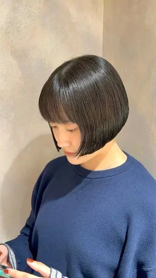 ショート 韓国レイヤー 🎀ダブルカラーのヘアスタイル