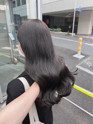 セミロング カラー ヘアアレンジ 韓国メンズヘア 🪽maika🪽のヘアスタイル