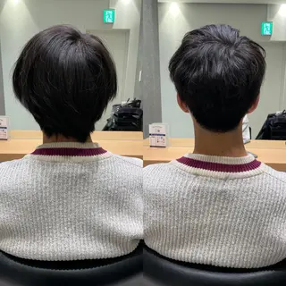 ショート メンズ 髪質改善ヘアケア 艶髪特化/上田のヘアスタイル