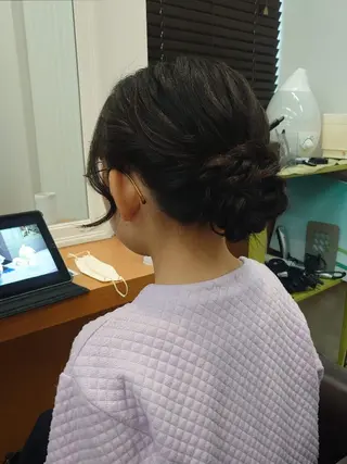 ヘアアレンジ キッズ 星野 美由/メンズカットのヘアスタイル