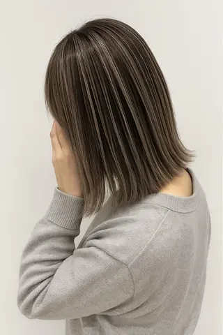 ミディアム 小田原NO1 美容師 飯田飛翔のヘアスタイル