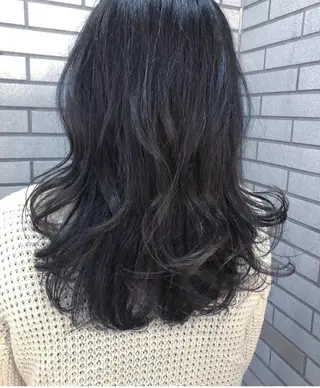 セミロング カラー 中村 よしひでのヘアスタイル