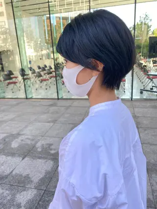ショート カラー ヘアアレンジ 【代表】 たき〜のヘアスタイル