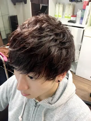 ショート メンズ hairsalon Linkのヘアスタイル