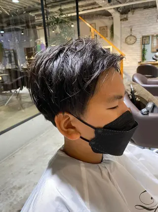 メンズ キッズ 長濱 俊のヘアスタイル