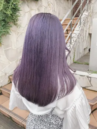 ロング カラー パーマ ヘアアレンジ メンズ キッズ ネイル マツエク・マツパ アイブロウ 🎀韓国レイヤー YURINA🎀のヘアスタイル