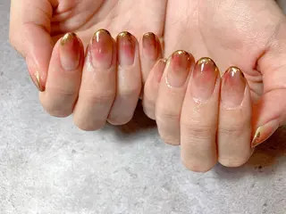 ショート カラー ネイル マツエク・マツパ illum hicariのネイルデザイン