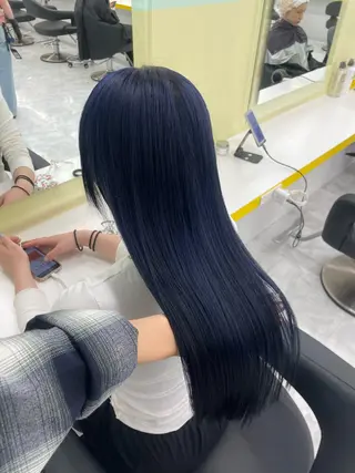 ロング カラー 🦋色落ち綺麗カラー メンズYUZU🦋‪のヘアスタイル