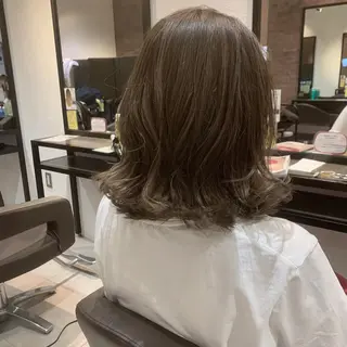 ミディアム カラー 笠谷 正之のヘアスタイル