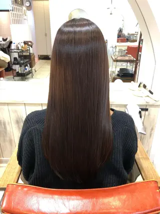 ロング \脱・うねり& 広がり/gite菊のヘアスタイル