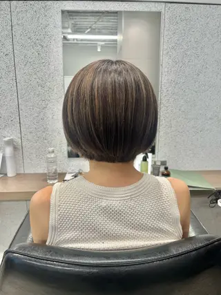 ショート カラー 🍓艶髪/艶カラー しんたに🌈のヘアスタイル