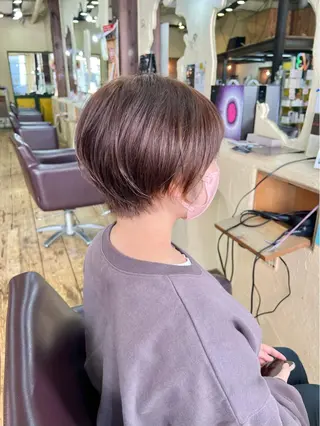 ショート カラー 「sumi」 AMIのヘアスタイル