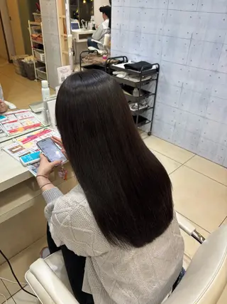 ロング カラー 🎀ゆい🎀 髪質改善カラー🎀のヘアスタイル